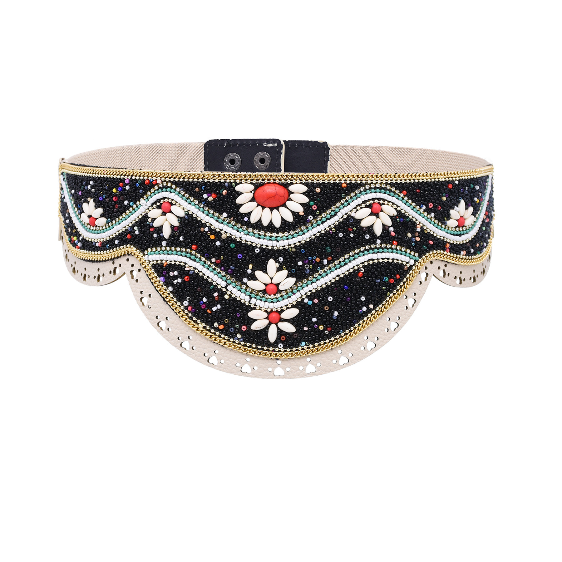 Ethnic Fashion Girls - Bohemian Beads Flower Women Belt Ethnic