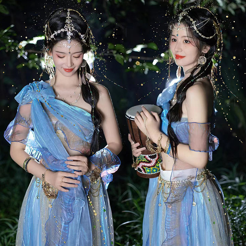 Ethnic Clothing & Online Fashion Store Khaadi Pk - Blue Hanji Jasmine Princ Internet Famous