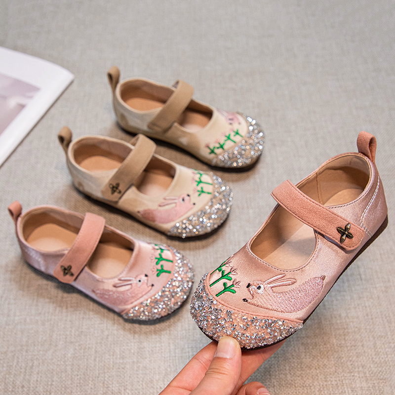 Ethnic Fashion Girls - Children's Ethnic Style Embroidered Shoes Girls