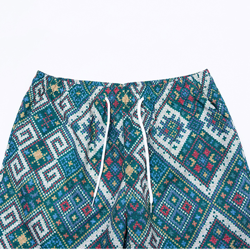 Bohemian Ethnic Shorts Summer  - Fashion Ethnic Wear For Men ulasan dan harga