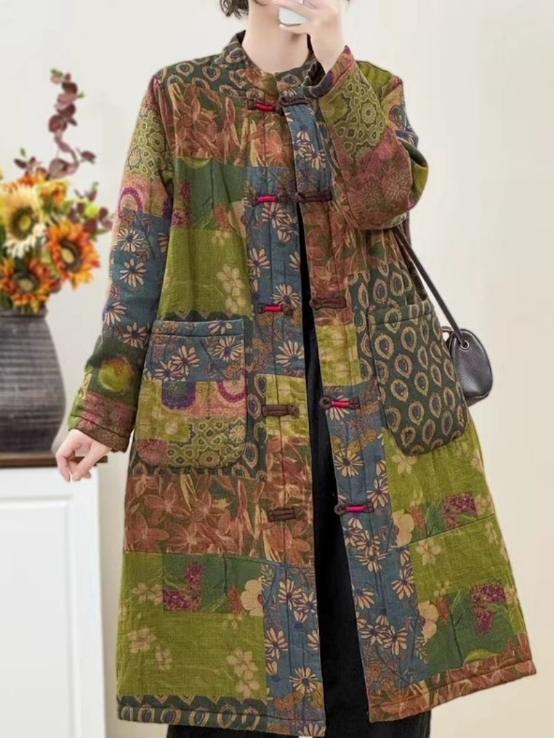 Ethnic Style Retro Floral Plat - Winter Ethnic Fashion For Women ulasan dan harga