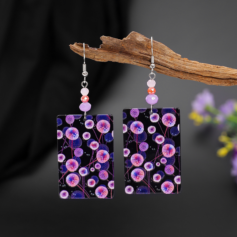 Purple Dandelion 3D Printing V - Ethnic Fashion Trends 2026 ulasan dan harga