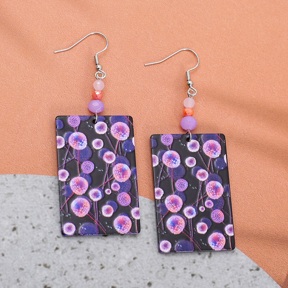 Purple Dandelion 3D Printing V - Ethnic Fashion Trends 2026 ulasan dan harga