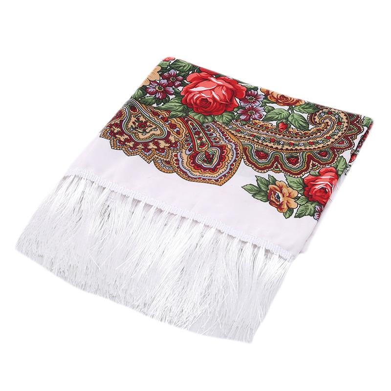 Retro Printed Scarf Winter Boh - Winter Ethnic Fashion For Women ulasan dan harga