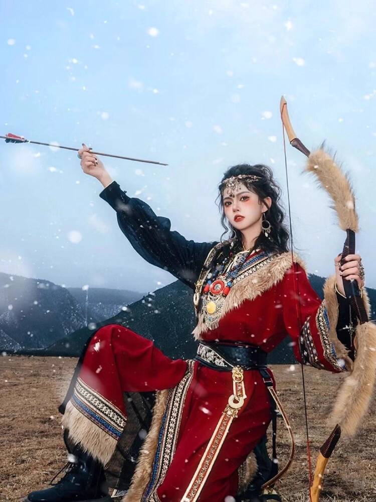 New Tibetan robe Tibet brigade - Ethnic Clothing & Online Fashion Store Khaadi Pk ulasan dan harga