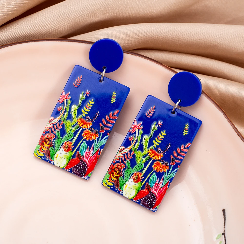New Cactus Leaf Flower Relievo - Ethnic Fashion Trends 2026 ulasan dan harga