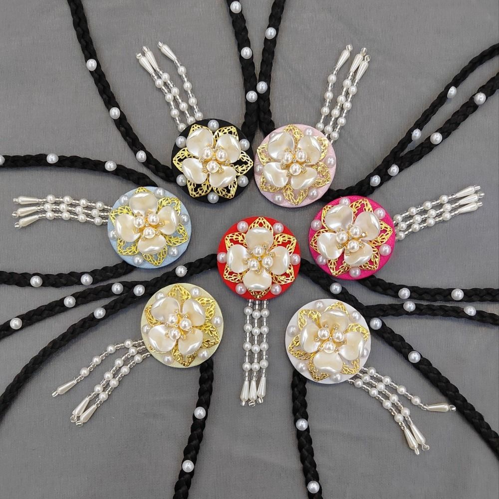 Retro Flower Hanbok Wig Headdr - Ethnic Fashion Girls ulasan dan harga