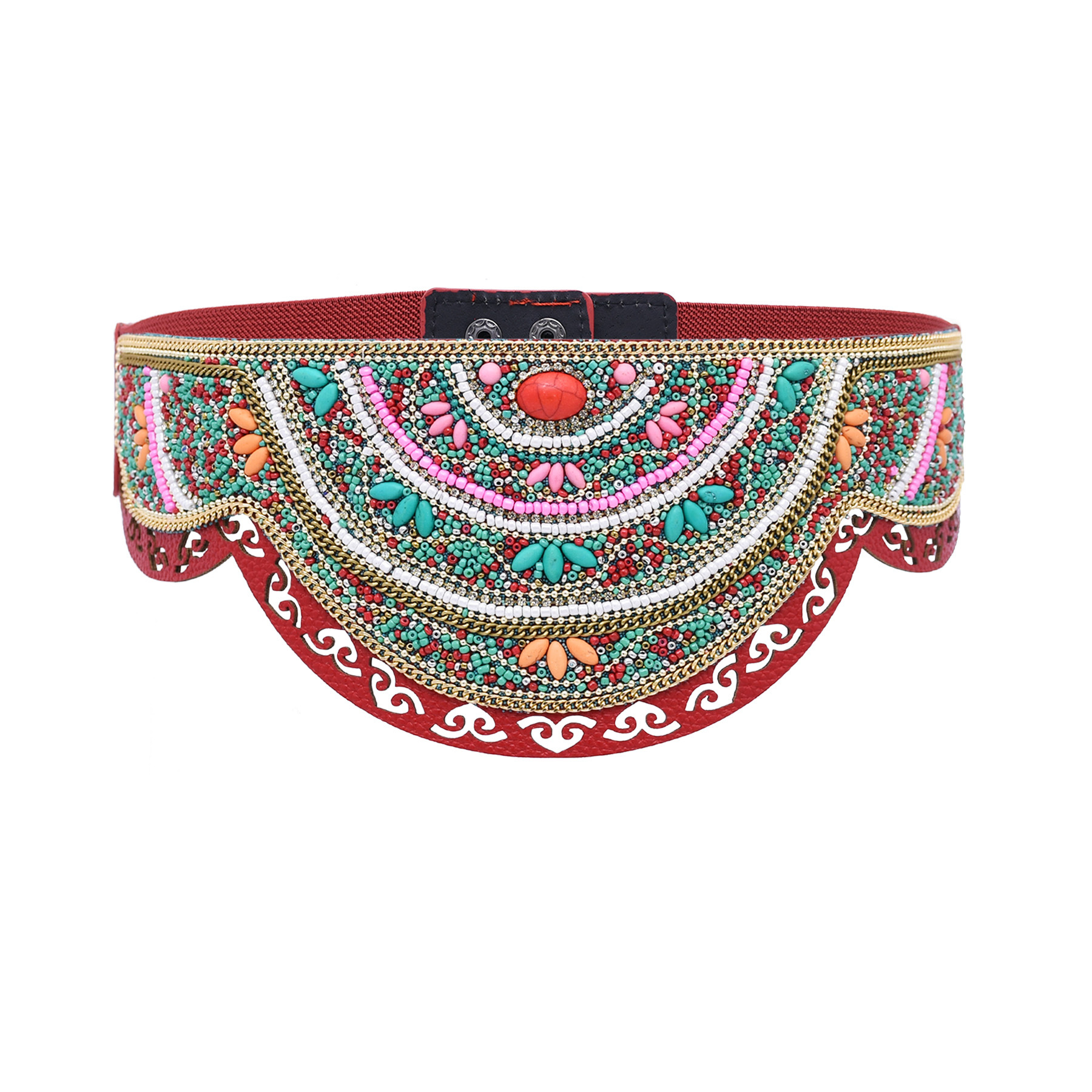 Bohemian Beads Flower Women Be - Ethnic Fashion Girls ulasan dan harga