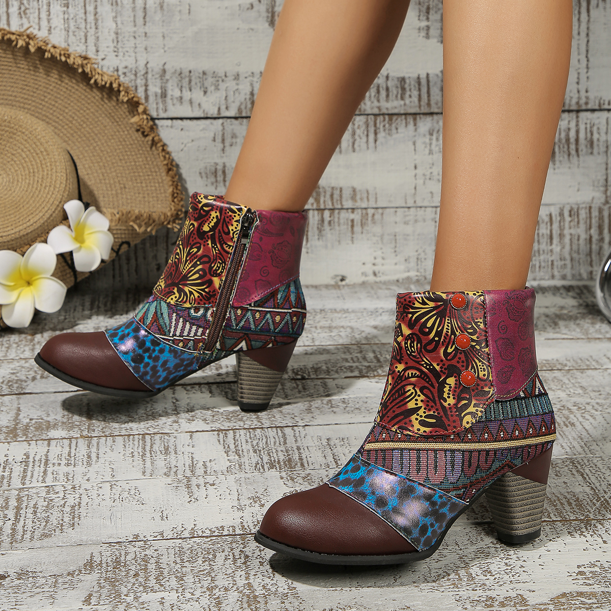 Women Boots Ethnic Style Casua - Winter Ethnic Fashion For Women ulasan dan harga