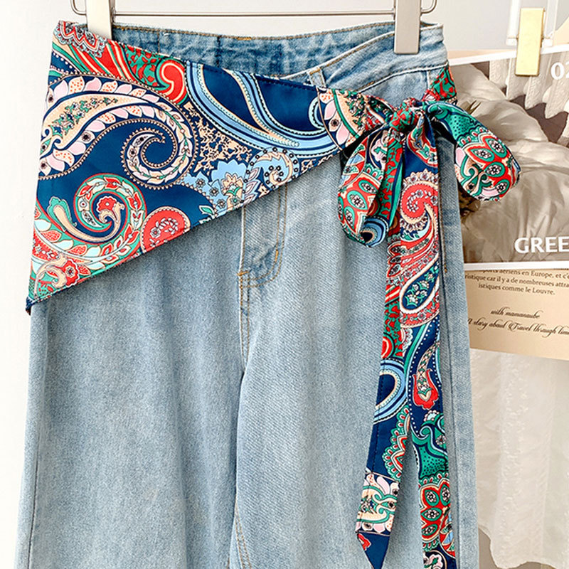 Cashew flower triangular scarf - Ethnic Wear ulasan dan harga