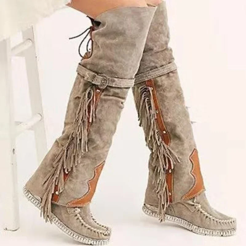 Fashion Bohemia Knee-length Wo - Ethnic Fashion Girls ulasan dan harga