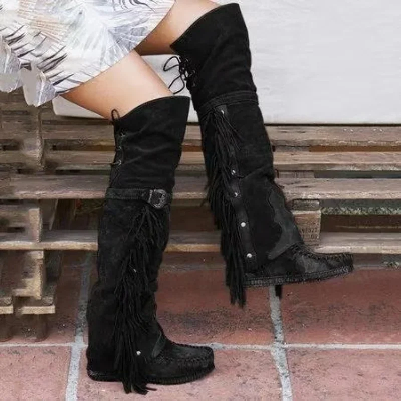 Fashion Bohemia Knee-length Wo - Ethnic Fashion Girls ulasan dan harga