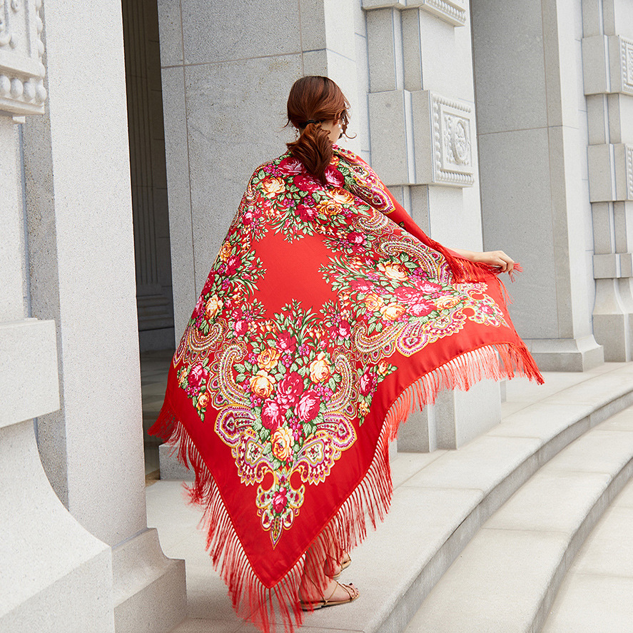 Ethnic Pareo Women Poncho Wint - Winter Ethnic Fashion For Women ulasan dan harga