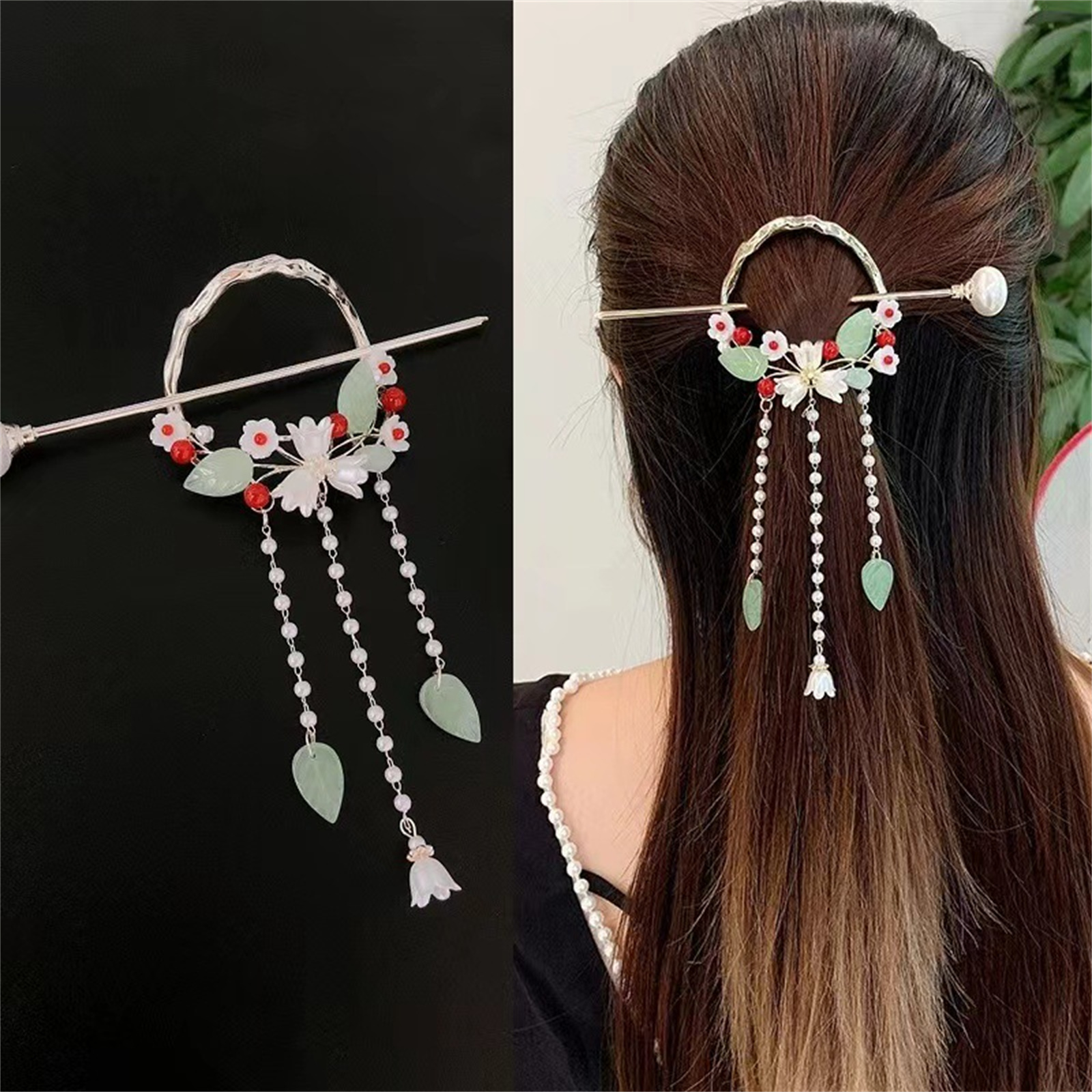 Ethnic Style Hairpin For Women - Ethnic Fashion Girls ulasan dan harga
