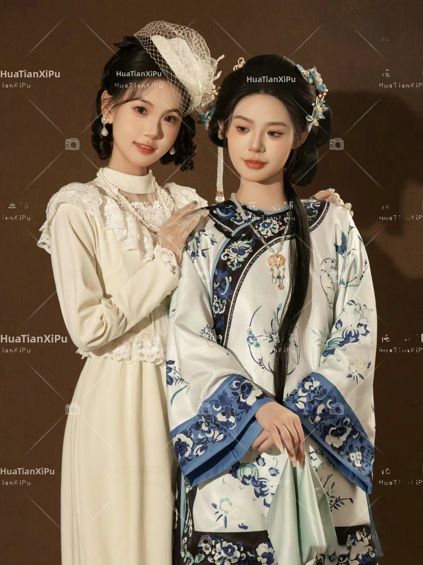 Blue And White Porcelain Hanfu - Ethnic Fashion Shoot ulasan dan harga