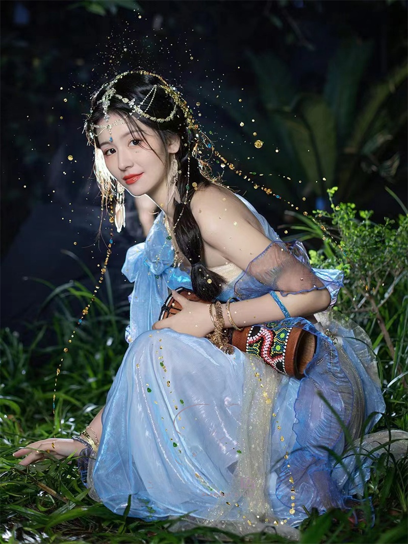 Blue Hanji Jasmine Princ Inter - Ethnic Clothing & Online Fashion Store Khaadi Pk ulasan dan harga