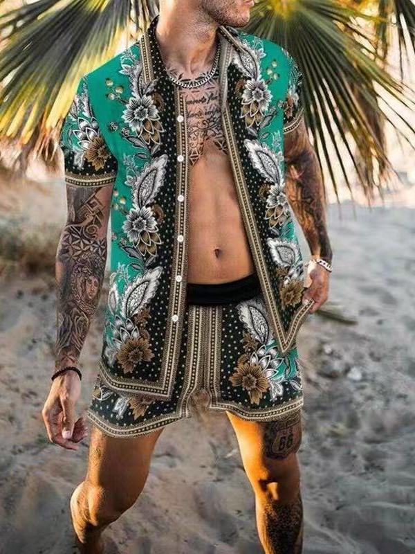 Summer Men's Casual Loose Shor - Ethnic Clothing & Online Fashion Store Khaadi Pk ulasan dan harga
