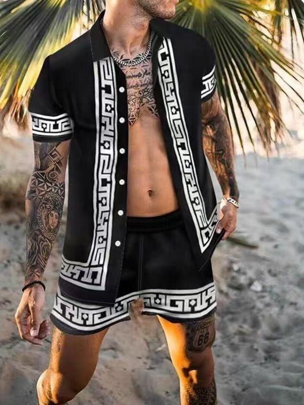 Summer Men's Casual Loose Shor - Ethnic Clothing & Online Fashion Store Khaadi Pk ulasan dan harga