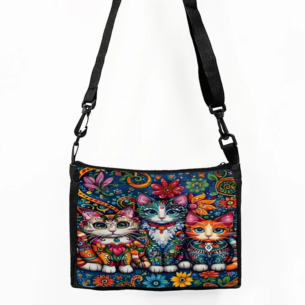 1PC Cat Crossbody Bag Ethnic D - Ethnic Fashion Illustration ulasan dan harga