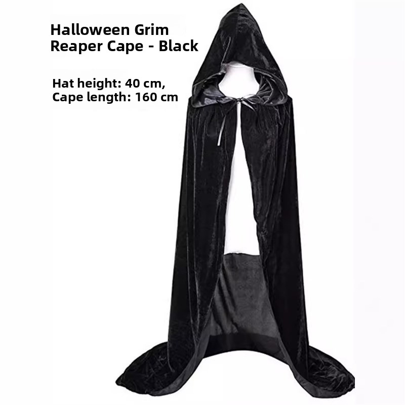 Halloween Witch Cape Cosplay C - Ethnic Wear ulasan dan harga