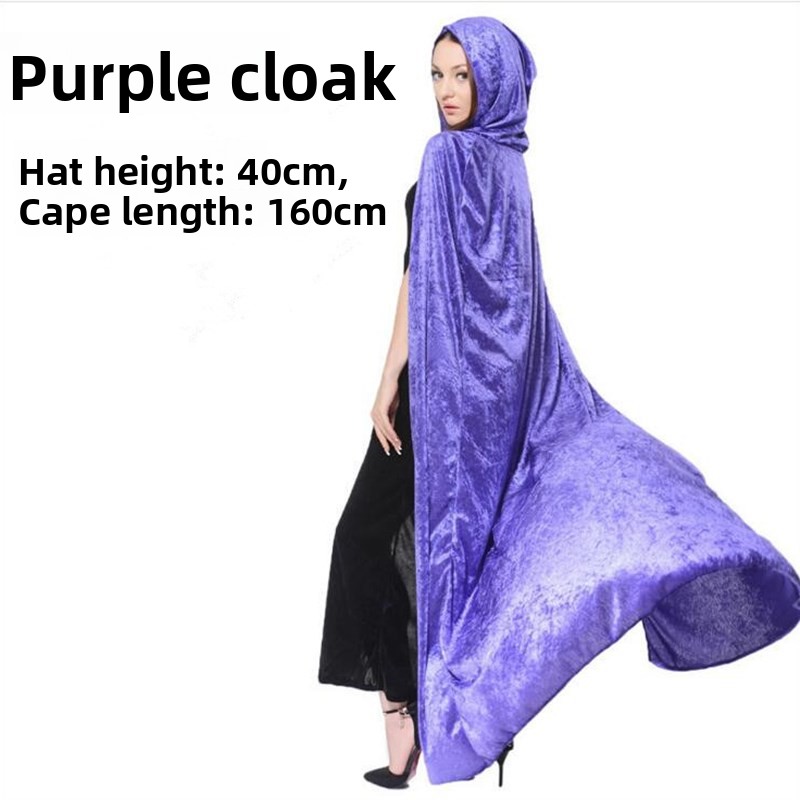 Halloween Witch Cape Cosplay C - Ethnic Wear ulasan dan harga
