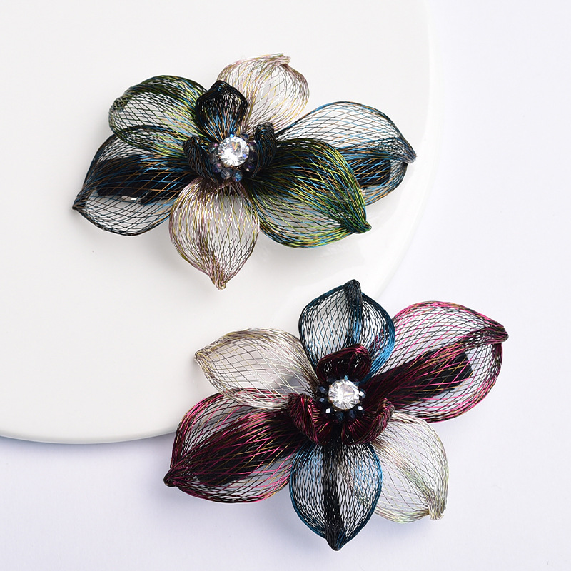 DIY Copper Wire Braided Flower - Ethnic Fashion Girls ulasan dan harga