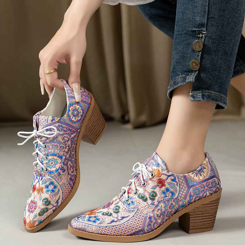 Ethnic Ladies Boots Spring Win - Winter Ethnic Fashion For Women ulasan dan harga