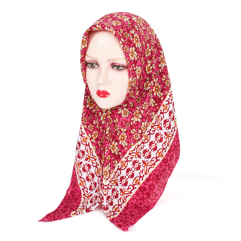 85*85cm Pastoral Style Women H - Ethnic Wear ulasan dan harga