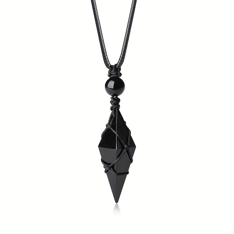 Black Obsidian Arrowhead Cryst - Fashion Ethnic Wear For Men ulasan dan harga