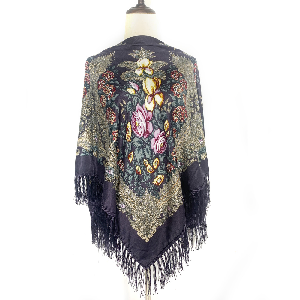 130*130cm Ethnic Style Russian - Winter Ethnic Fashion For Women ulasan dan harga