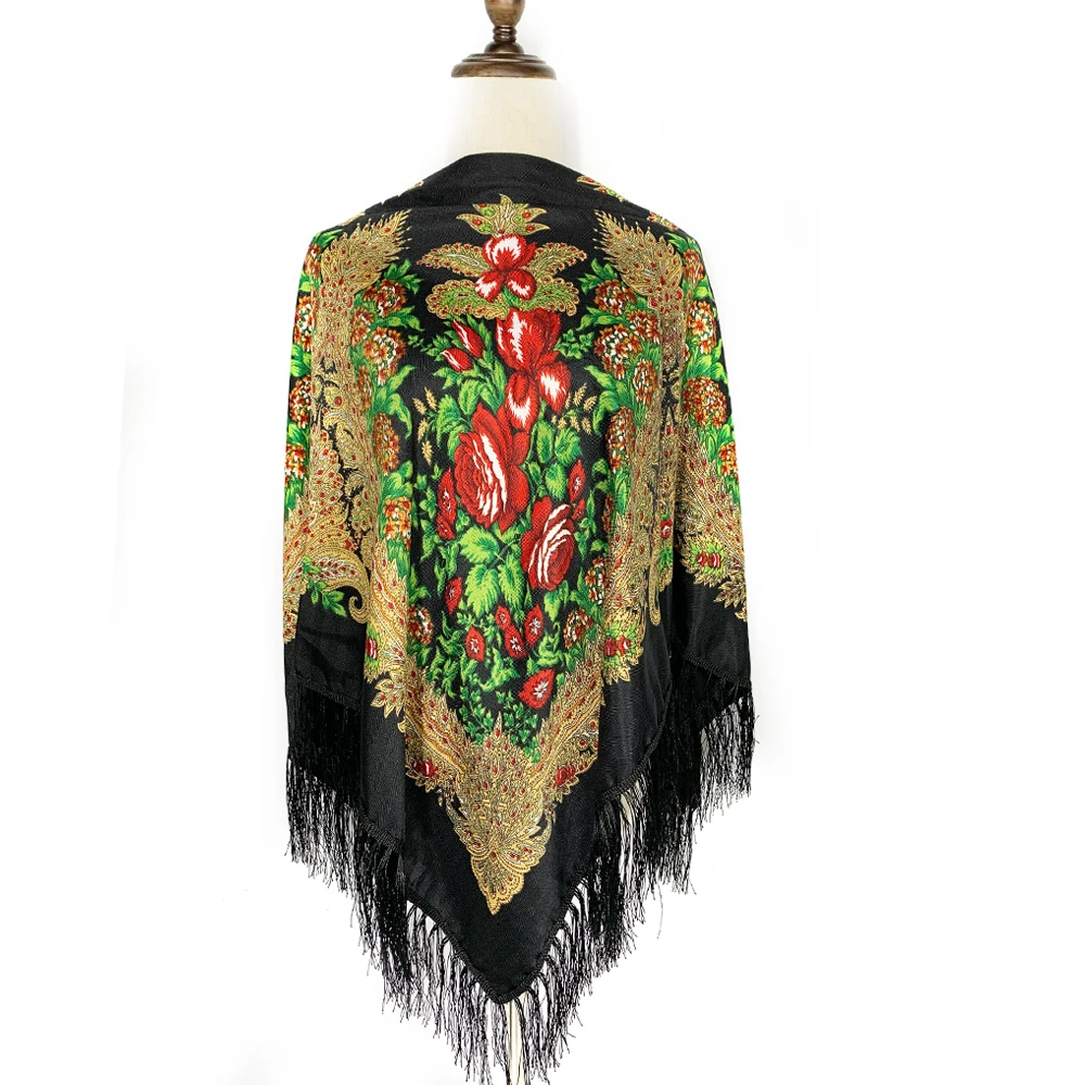 130*130cm Ethnic Style Russian - Winter Ethnic Fashion For Women ulasan dan harga