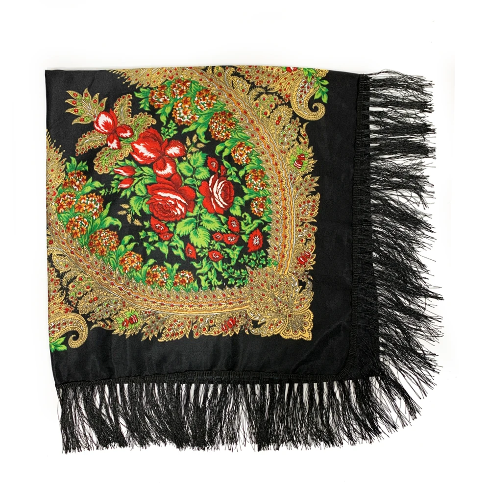 130*130cm Ethnic Style Russian - Winter Ethnic Fashion For Women ulasan dan harga