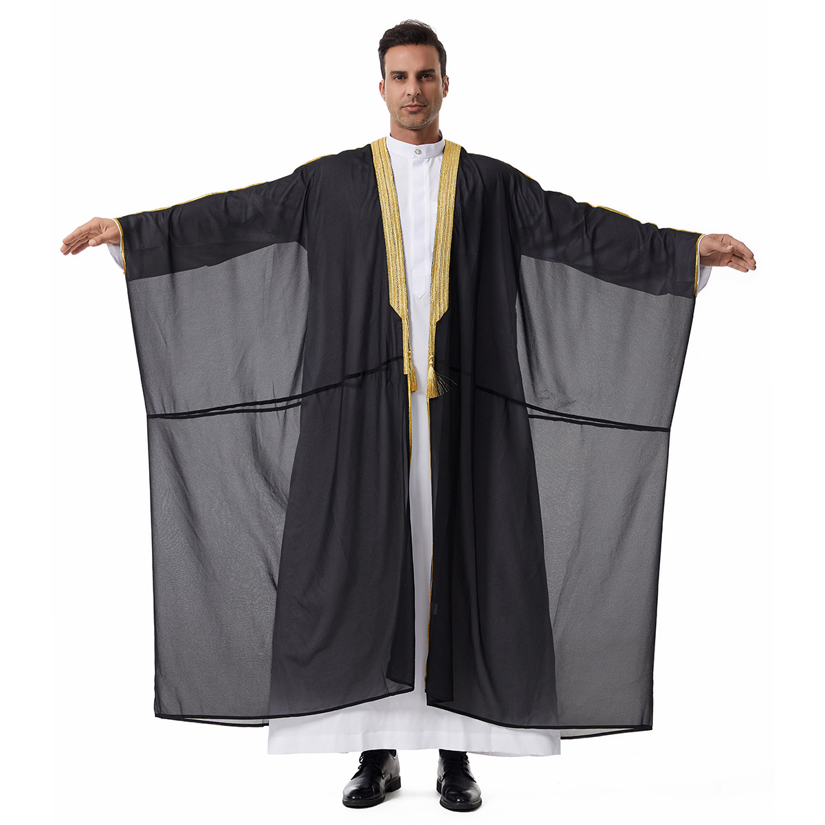 Muslim Robes for Men Long Slee - Fashion Ethnic Wear For Men ulasan dan harga