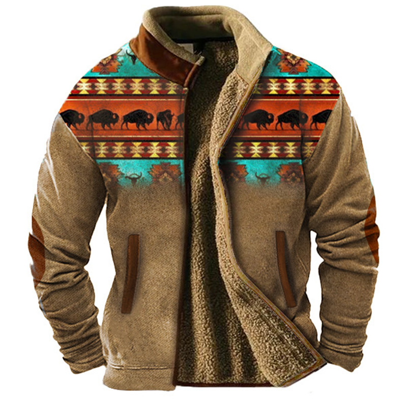Winter Men's Long Sleeved Full - Fashion Ethnic Wear For Men ulasan dan harga